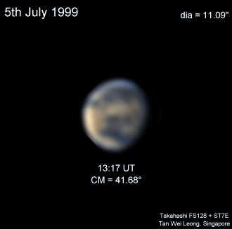 R(G)B image of Mars